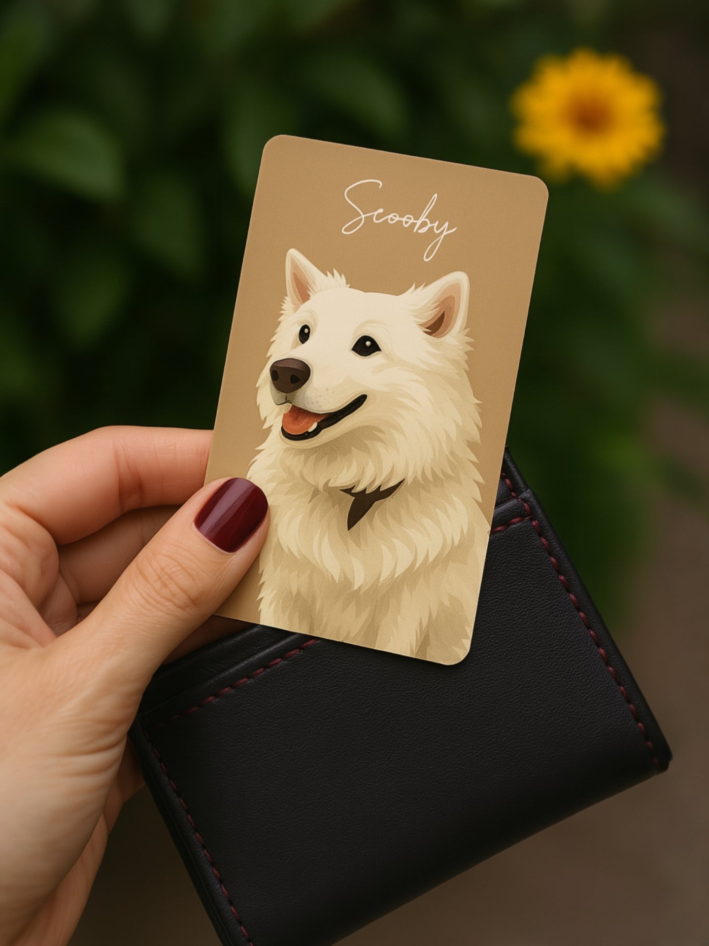Custom Pet Wallet Card – Personalized Photo & Name Keepsake